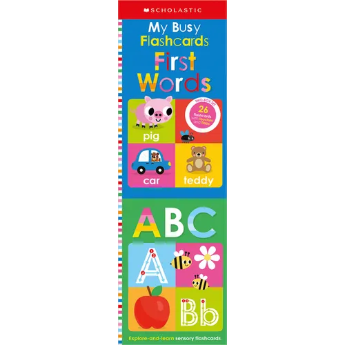 My Busy Flash Cards First Words and Abc: Scholastic Early Learners