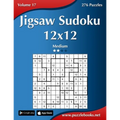 Jigsaw Sudoku 12x12 - Medium - Volume 17 - 276 Puzzles