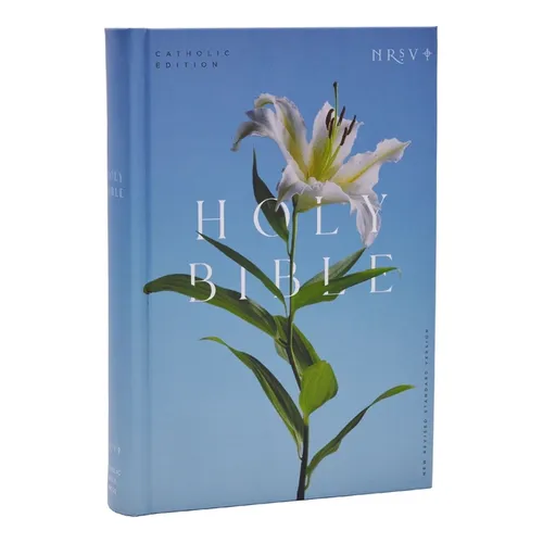 NRSV Catholic Edition Bible, Easter Lily Hardcover (Global Cover Series): Holy Bible