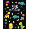Dinosaur Daily Planner 2026: For All Your Monthly Appointments! Cool 12 Months Prehistoric Animal Organizer (January-December)