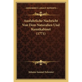 Ausfuhrliche Nachricht Von Dem Naturalien Und Kunstkabinet (1771)