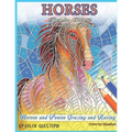 Horses Jumbo Adult Coloring Book - Horses and Ponies Grazing and Racing Color By Number