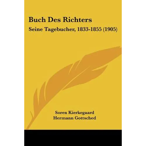 Buch Des Richters: Seine Tagebucher, 1833-1855 (1905)