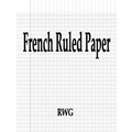 French Ruled Paper: 50 Pages 8.5" X 11"
