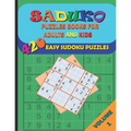 Saduko Puzzle Books for Adults and Kids: 420 Easy Puzzles for Beginners Adults and Kids with Answers, Large Print 6 Puzzles/Page