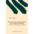 Has the Lord Indeed Spoken only through Moses?: A Study of the Biblical Portrait of Miriam
