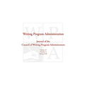 Wpa: Writing Program Administration 31.3