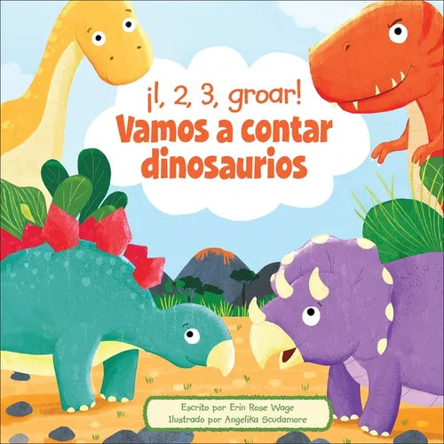 ¡1, 2, 3, Groar! Vamos a Contar Dinosaurios (1, 2, 3, Roar! Let's Count Dinosaurs)