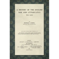 A History of the English Bar and Attornatus to 1450 [1929]