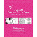 Jumbo Boomer Puzzle Book #5: 200+ pages of puzzles & brain exercises to keep your mind sharp for Seniors