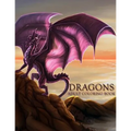 Dragons: Adult Coloring Book: Large, Stress Relieving, Relaxing Dragon Coloring Book for Adults, Grown Ups, Men & Women. 45 One