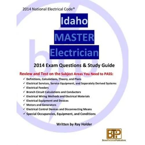 Idaho 2014 Master Electrician Study Guide
