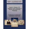 Ingram V. Wesley U.S. Supreme Court Transcript of Record with Supporting Pleadings