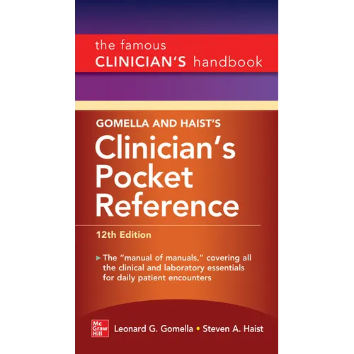 Gomella and Haist's Clinician's Pocket Reference, 12th Edition
