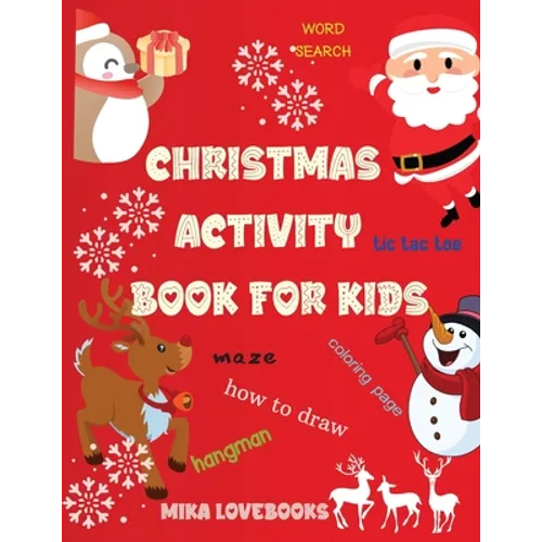 Christmas Activity Book for Kids: Christmas Activities for Kids, Christmas Activities Families.
