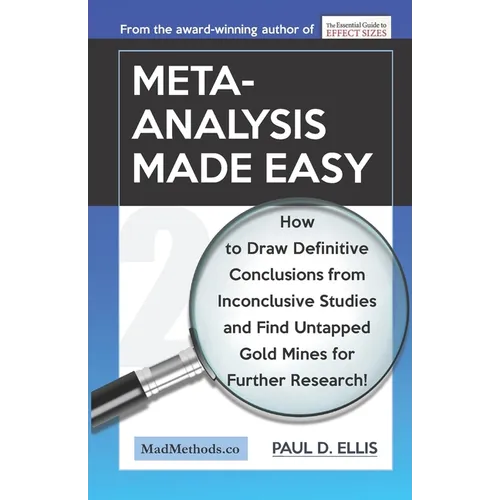 Meta-Analysis Made Easy: How to Draw Definitive Conclusions from Inconclusive Studies and Find Untapped Opportunities for Further Research!