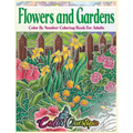 Flowers and Gardens Color By Number Coloring Book for Adults: Large Print Beautiful Countryside Blooms For Relaxation