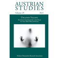 Austrian Studies Vol. 29: Uncanny Valleys: Austrian Literature and Film in the New Millennium