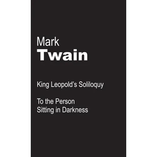 King Leopold's Soliloquy