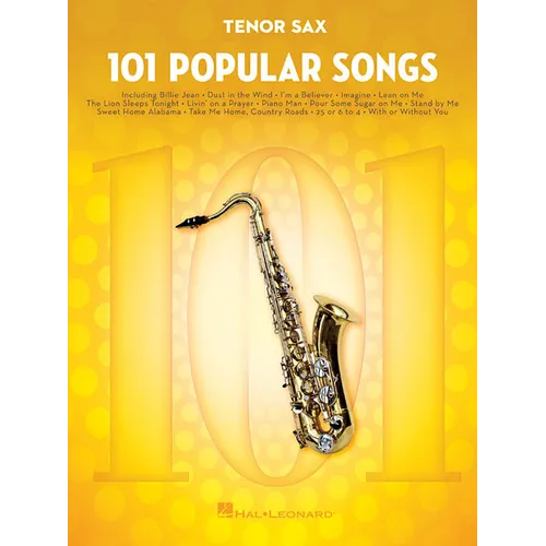 101 Popular Songs for Tenor Sax