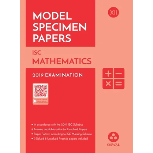 Model Specimen Papers for Mathematics