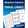 America's Favorite Travel Games Book Connect Four Tic-Tac-Toe Hangman: 950 Games For All Ages Kids Teens Adults Seniors