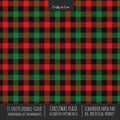 Christmas Plaid Scrapbook Paper Pad 8x8 Scrapbooking Kit for Cardmaking Gifts, DIY Crafts, Printmaking, Papercrafts, Holiday Decorative Pattern Pages