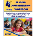 4th Grade Reading Comprehension Workbook: Daily Short Stories and Passages to Boost Fluency, Vocabulary & Critical Thinking for Ages 9-10