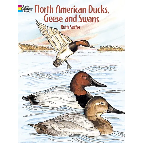 North American Ducks, Geese and Swans Coloring Book