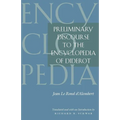 Preliminary Discourse to the Encyclopedia of Diderot