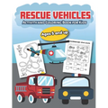 Rescue Vehicles Activity and Coloring Book for kids Ages 5 and up: Fun for boys and girls, Preschool, Kindergarten