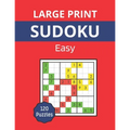 Large Print sudoku - Easy: Sudoku book for adults, 120 9x9 easy puzzles