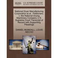 National Dryer Manufacturing Corporation Et Al., Petitioners, V. the National Drying Machinery Company U.S. Supreme Court Transcript of Record with Su