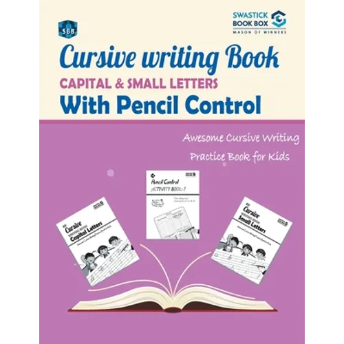 SBB Cursive Writing Book Capital and Small Letters with Pencil control