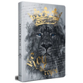 Biblia Rvr60 Letra Grande Tamaño Manual, Tapa Dura León Rey de Reyes / Spanish Bible Rvr60 Handy Size Large Print Hardcover Lion King of Kings