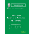 Frequency Criterion of Stability.