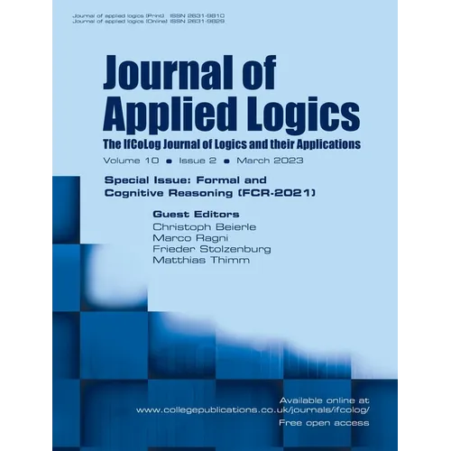 Journal of Applied Logics - The IfCoLog Journal of Logics and their Applications - Volume 10, Issue 2, March 2023. Special issue: Formal and Cognitive
