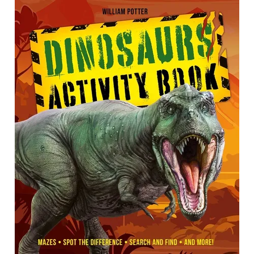 Dinosaurs Activity Book: Mazes, Spot the Difference, Search and Find, and More!