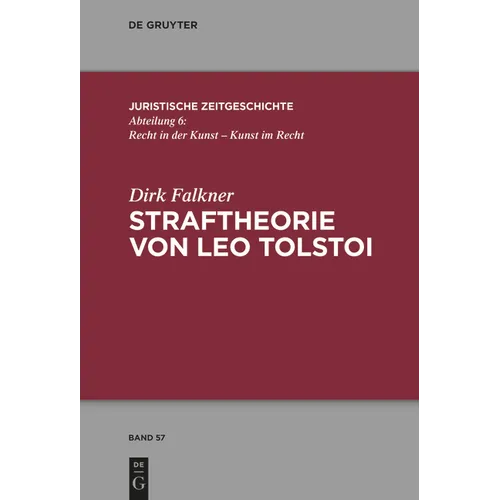 Straftheorie Von Leo Tolstoi