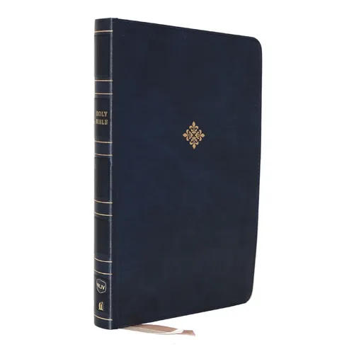 Nkjv, Reference Bible, Center-Column Giant Print, Leathersoft, Blue, Red Letter Edition, Comfort Print: Holy Bible, New King James Version