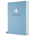 Biblia Católica En Español Con Virgen Milagrosa En Cubierta / Catholic Bible in Spanish Hardcover, Blue