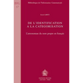 de l'Identification a la Categorisation: L'Antonomase Du Nom Propre En Francais