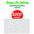 Sopa de letras grande para adultos y mayores: Ejercicios memoria, regalos para personas mayores