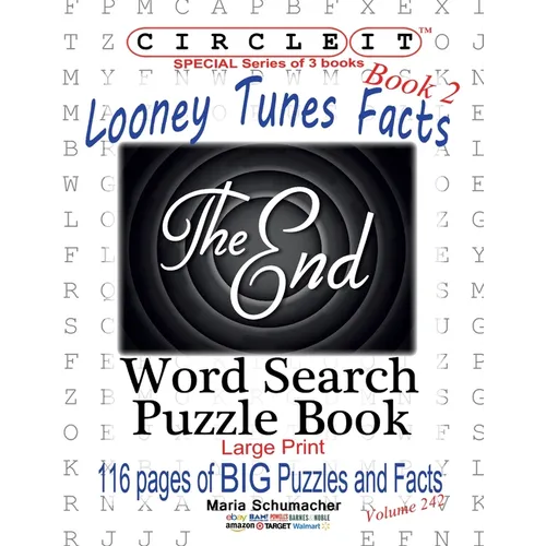 Circle It, Looney Tunes Facts, Book 2, Word Search, Puzzle Book