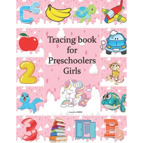 Tracing Book For Preschoolers Girls: Practice for Girls, alphabet's Tracing, Letters, words, and sentences . Fun activity book for Girls