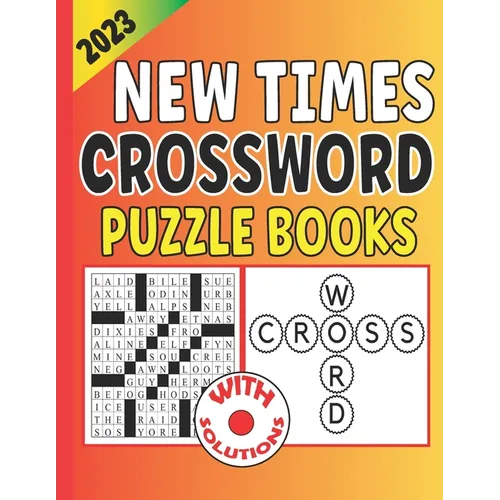 2023 New Times Crossword Puzzle Books: Penny press medium crossword puzzles book for senior & adults