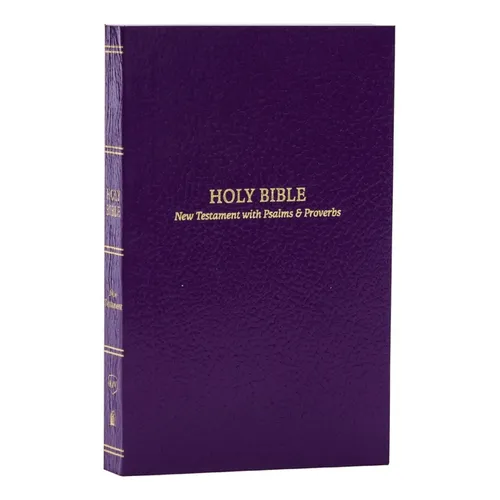 KJV Holy Bible: Pocket New Testament with Psalms and Proverbs, Purple Softcover, Red Letter, Comfort Print: King James Version
