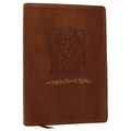 The Sketchbook Bible: The Complete Bible with Hundreds of Illustrations (Nkjv, Brown Leathersoft, Red Letter, Comfort Print)