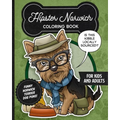 Hipster Norwich Terrier Coloring Book- Funny Dog Puns For Kids And Adults: Anti stress activity pages filled with memes of cute Norwich Terrier puppie