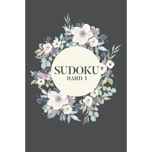 Sudoku Hard I: 100 Hard Level Sudoku Puzzles, 6x9 Travel Size, Great Gift for Sudoku Lovers, Puzzle Book, Get Well Soon Gift